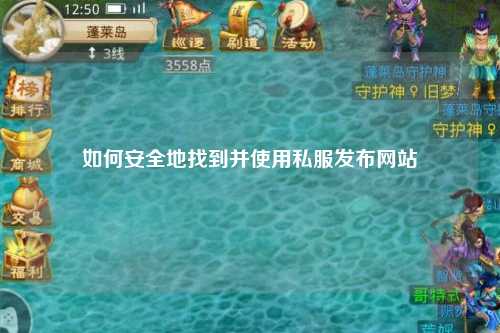 如何安全地找到并使用私服发布网站